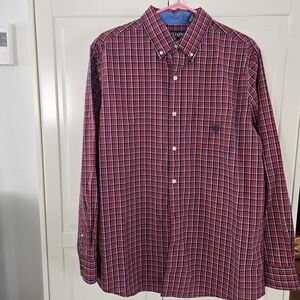 Chaps Red Plaid Men's Shirt